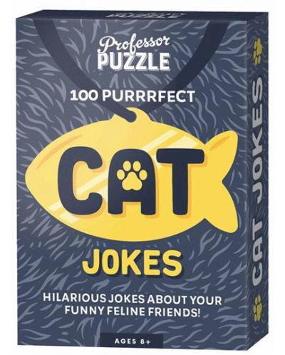 Carti  Professor Puzzle - Cat Jokes - 1
