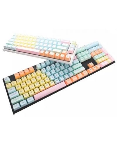 Taste pentru tastatura mecanica Ducky - Cotton Candy, 108-Keycap Set - 1
