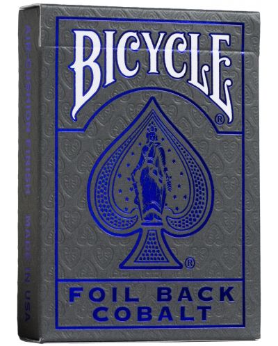 Cărți de joc Bicycle - Metalluxe Blue - 1