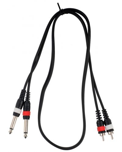 Cablu Cascha - HH 2094, RCA/6.3mm, 1m, negru - 2