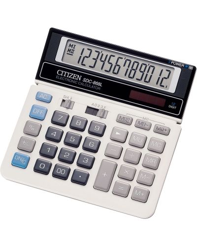 Calculator Citizen - SDC-868L, de birou, 12 cifre, alb - 1