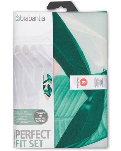 Husă pentru masă de călcat Brabantia - Tropical Leaves, B 124 x 38 x 0,8 cm - 2