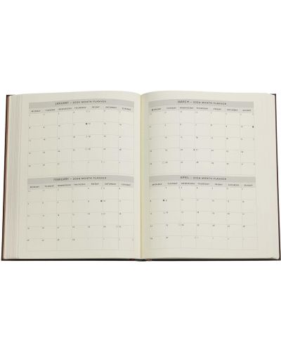 Calendar-carnețel Paperblanks Viola - 18 х 23 cm, 104 de coli, 2023/2024 - 6