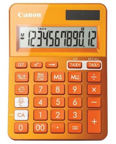 Calculator Canon - LS-123K, 12 cifre, portocaliu - 1