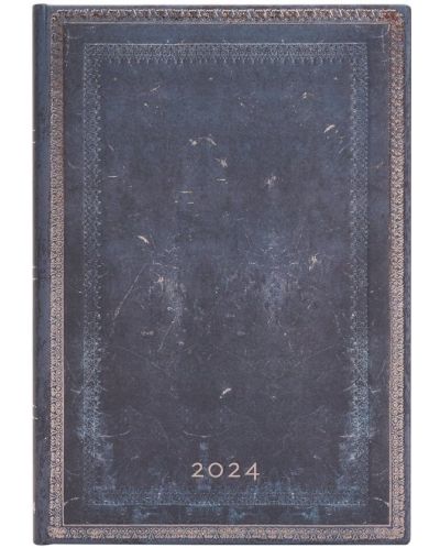 Calendar-agenda Paperblanks Inkblot - Orizontal, 13 x 18 cm, 80 pagini, 2024 - 1