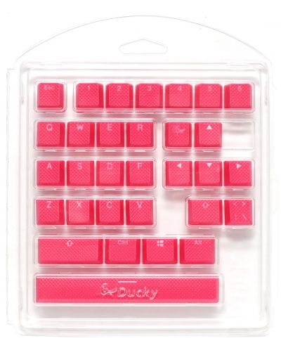 Capace pentru tastatura mecanica Ducky - Pink, 31-Keycap Set - 1