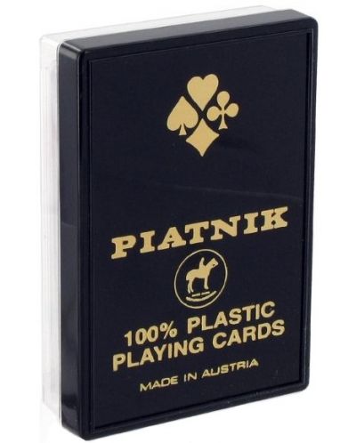 Carti pentru joc  Piatnik - 100% plastic  - 1