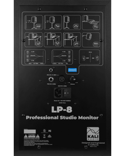 Boxa Kali Audio-LP-8, Studio Monitors, neagra - 3