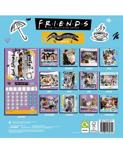 Calendar  Pyramid Television: Friends - Holiday mood 2024 - 2