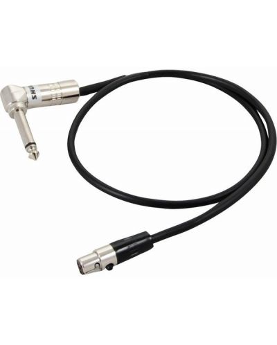 Cablu de chitară Shure - WA304, 6.3mm/TA4F, 0.7m, negru - 2