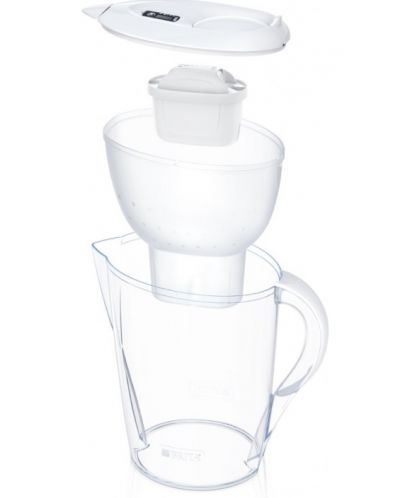 Cană cu filtru de apă BRITA - Marella XL Memo, 3.5 l, albă - 5