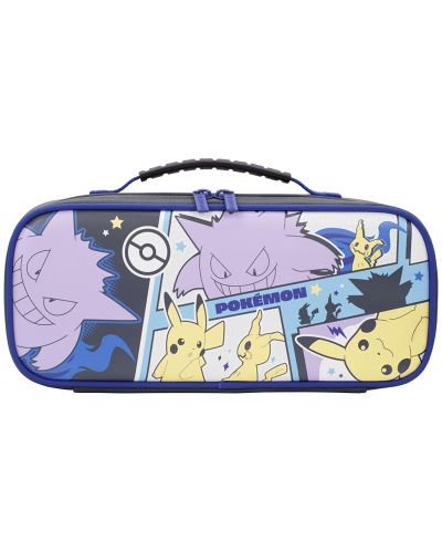 Husă Hori Cargo Pouch Compact - Pikachu, Gengar & Mimikyu (Nintendo Switch/OLED/Lite) - 1