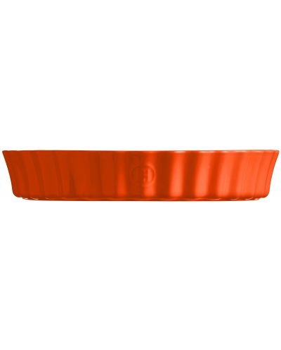 Formă ceramică pentru prăjituri Emile Henry - 2.8 L, 32 cm, portocaliu - 3