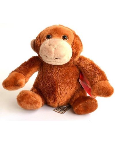 Jucărie de pluș Keel Toys - Maimuță, maro, 12 cm - 1