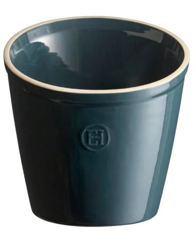 Recipient ceramic pentru ustensile Emile Henry - 1 L, albastru-verde - 1