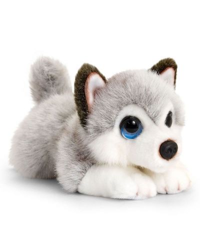 Câine de pluș Keel Toys - Husky, 25 cm - 1