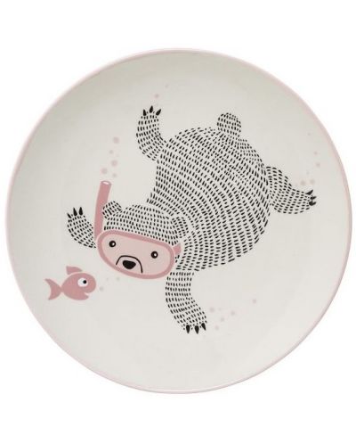 Farfurie din ceramica Bloomingville Ellie - Ursuletul care se scufunda - 1