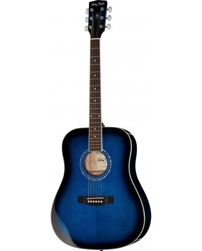 Chitara Harley Benton - D-120TB, clasica, albastra/neagra - 1