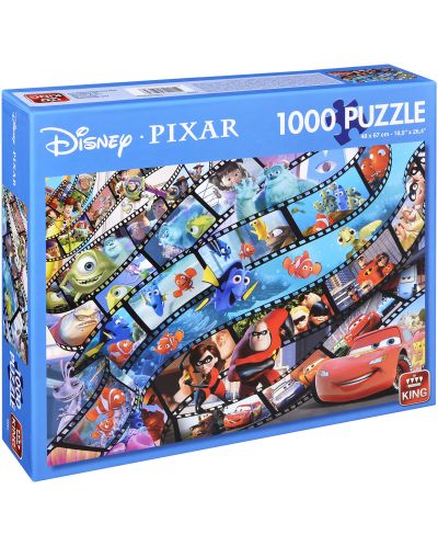 Puzzle King de 1000 piese - Magia filmului Disney si Pixar - 1