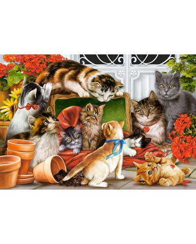 Puzzle Castorland de 1500 piese - Jocul pisicilor - 2