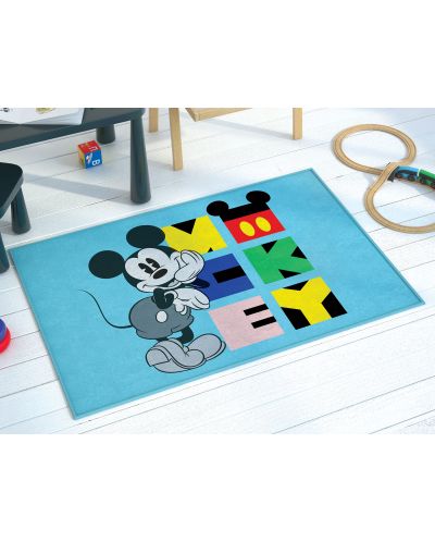 Covor pentru camera copiilor TAC Licensed - Mickey Mouse, 80 x 120 cm - 1