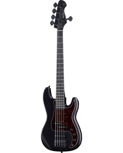 chitară arley Benton - PJ-5 SBK Deluxe Series, bas, neagră  - 1