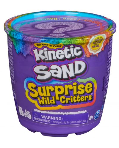 Kinetic Sand Wild Critters - Cu surpriză, verde - 1
