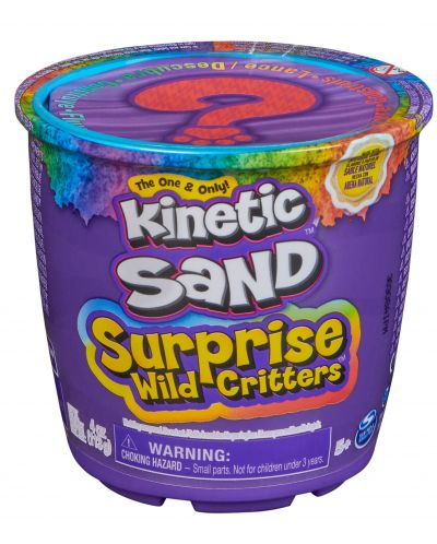 Kinetic Sand Wild Critters - Cu surpriză, roșu - 1