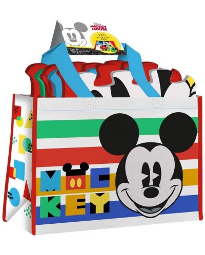 Covoraș de joacă cu geantă Kids Euroswan - Mickey , 9 elemente - 2
