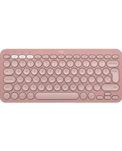 Logitech Keyboard - Pebble Keys 2 K380s, Wireless, US Layout, Rose - 1