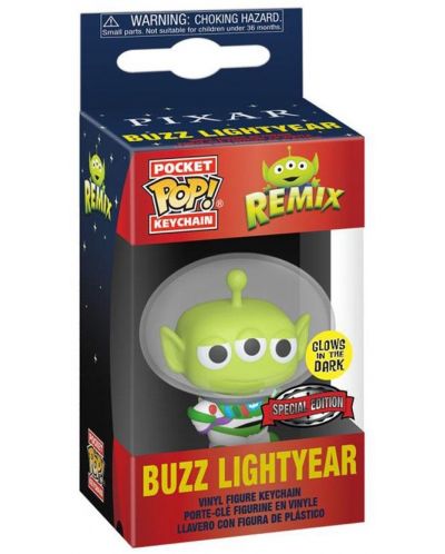Breloc Funko POP! Animation: Remix - Alien Buzz Lightyear (Glows in the Dark) - 2