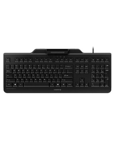 Tastatura Cherry - KC 1000 SC,  cititor smart de carduri, neagra - 1