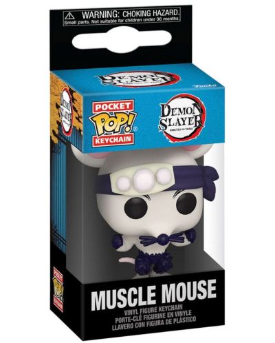 Breloc Funko Pocket POP! Animation: Demon Slayer - Muscle Mouse - 2