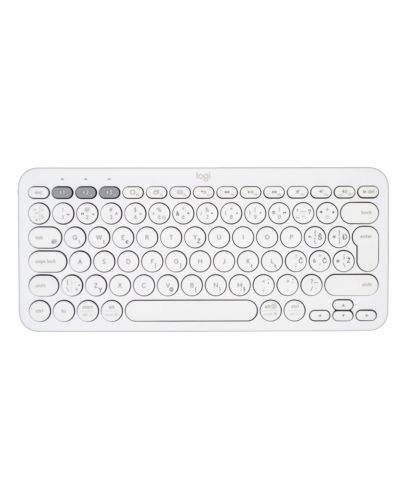 Tastatură Logitech - K380, wireless, US Layout, alba - 1