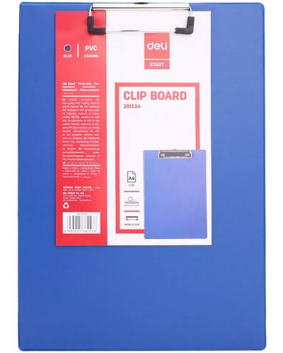 Clipboard Deli Start - E38153A, A4, albastru - 2