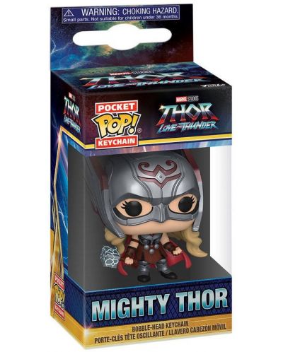 Breloc Funko Pocket POP! Marvel: Thor: Love & Thunder - Mighty Thor - 2