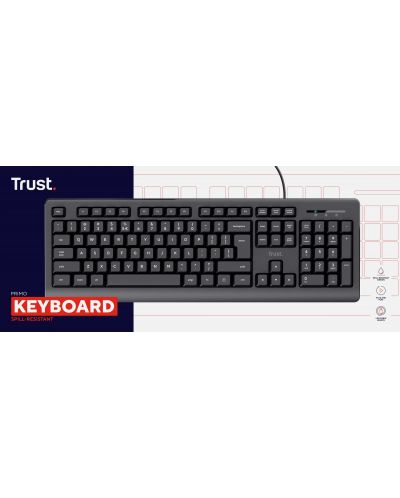 Tastatură Trust - Primo, chirilic, negru - 4