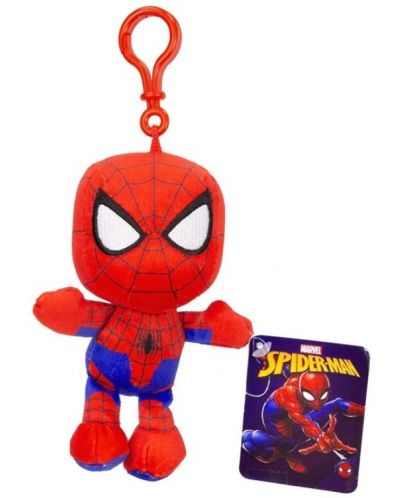 Breloc Whitehouse Leisure Marvel: Spider-Man - Spider-Man (pluș), 13 cm - 1