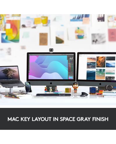 Tastatura wireless Logitech - MX Keys For Mac , Space Grey - 4