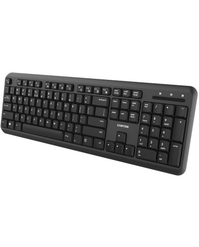 Tastatura Canyon - CNS-HKBW02-BG, wireless, neagra - 4