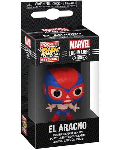 Breloc Funko Pocket POP! Marvel: Lucha Libre Edition - El Aracno (Spider-man) - 2