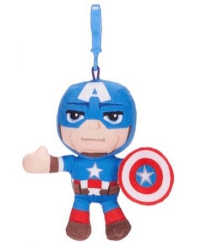 Breloc Whitehouse Leisure Marvel: Avengers - Captain America (плюшен), 13 cm - 1
