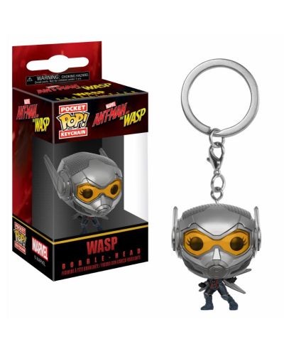 Breloc Funko Pocket Pop! Marvel: Ant-Man and The Wasp - Wasp, 4 cm - 2