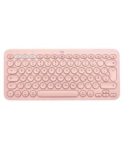 Tastatură Logitech - K380 For Mac, US ISO, wireless, Rose - 1