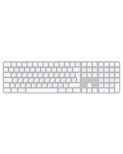 Tastatură Apple - Magic Keyboard, Touch ID, cu cifre, BG, alb - 1