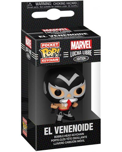 Breloc Funko Pocket POP! Marvel: Lucha Libre Edition - El Venenoide (Venom) - 2