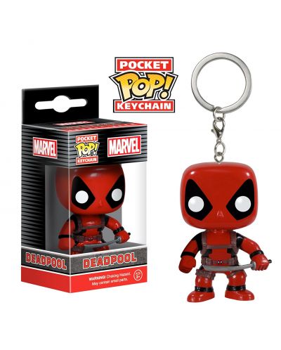 Breloc Funko Pocket Pop! Marvel: Deadpool, 4 cm - 2