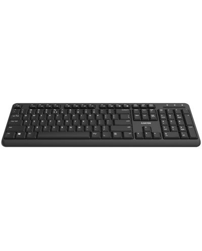Tastatura Canyon - CNS-HKBW02-BG, wireless, neagra - 2