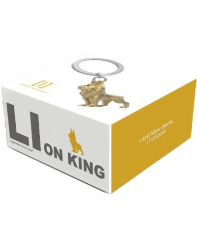 Breloc Metalmorphose - Lion with Crown - 2