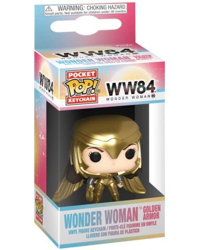 Breloc Funko Pocket POP! DC Comics: Wonder Woman - Wonder Woman (Gold Wings) - 2